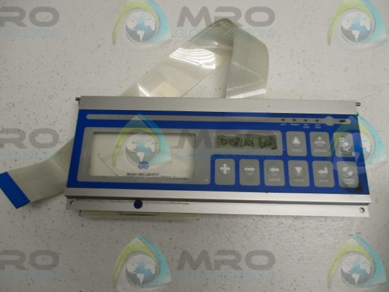 MONTALVO SYSTEM 3000 S-3100-CE WEB TENSION CONTROLLER (AS PICTURED) *USED*