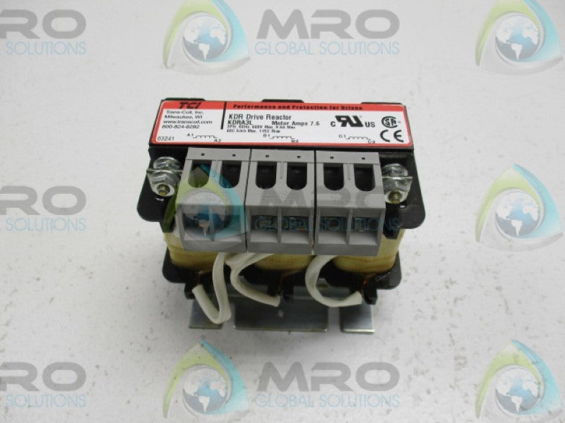 TCI KDRA3L DRIVE REACTOR 7.6A *NEW NO BOX*