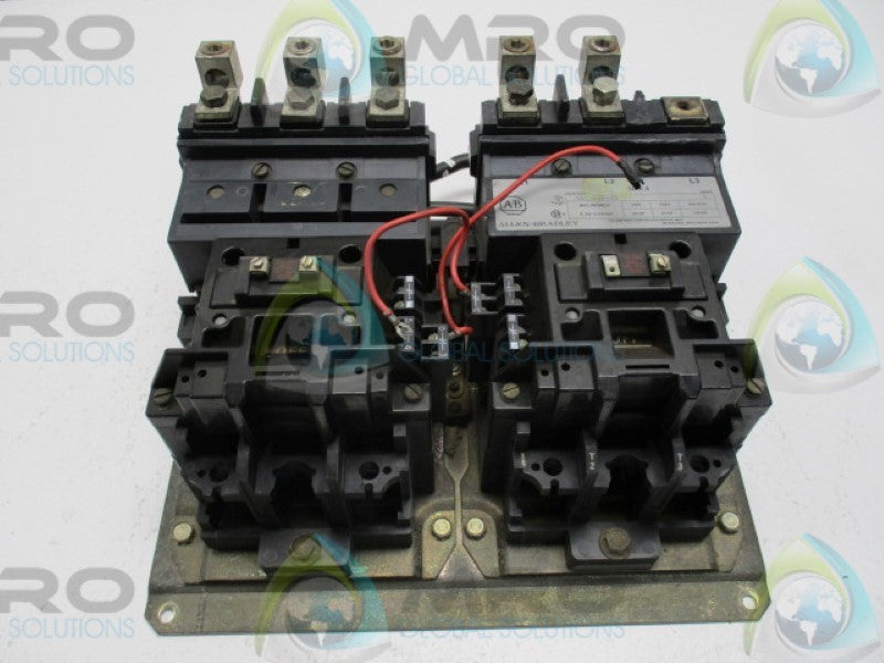 ALLEN BRADLEY 505-EOD-23 SER.B REVERSING STARTER 120V (AS PICTURED) *USED*