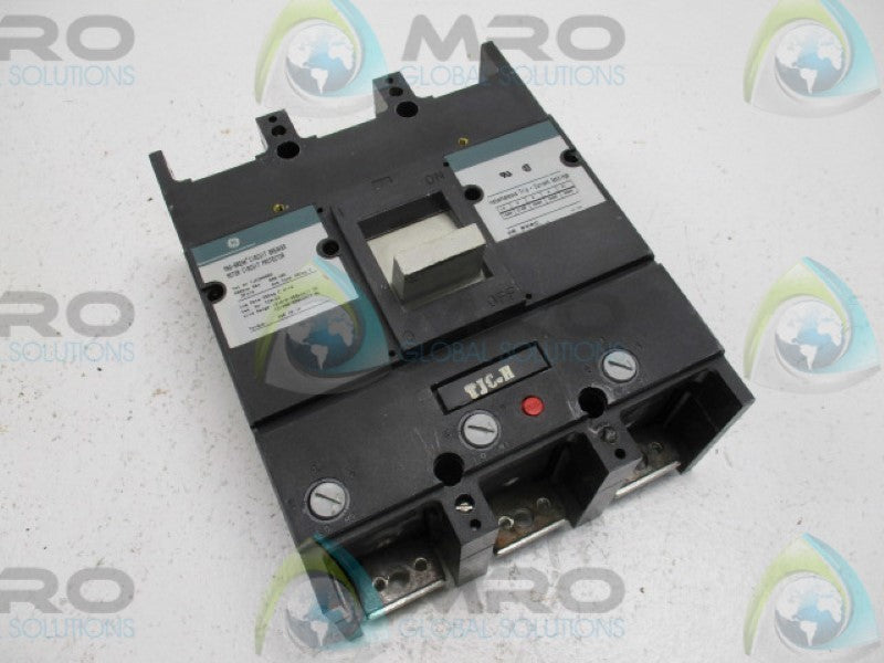 GENERAL ELECTRIC TJC36600H CIRCUIT BREAKER 600A *USED*