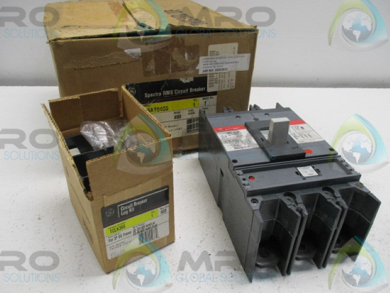 GENERAL ELECTRIC SGLA36AT0400 SPECTRA RMS CIRCUIT BREAKER 400A *NEW IN BOX*