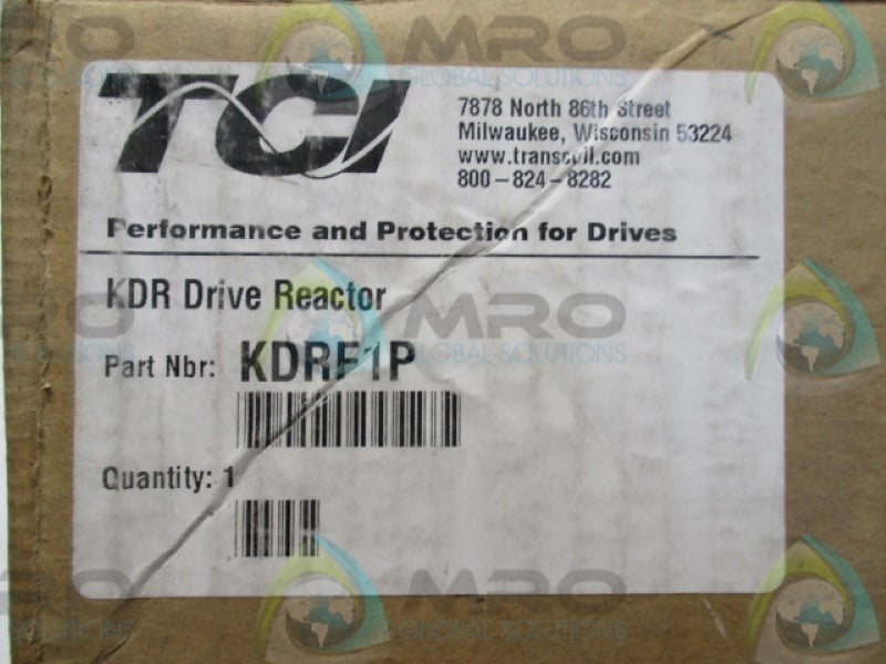 TCI KDRF1P DRIVE REACTOR 65A 480V *NEW IN BOX*