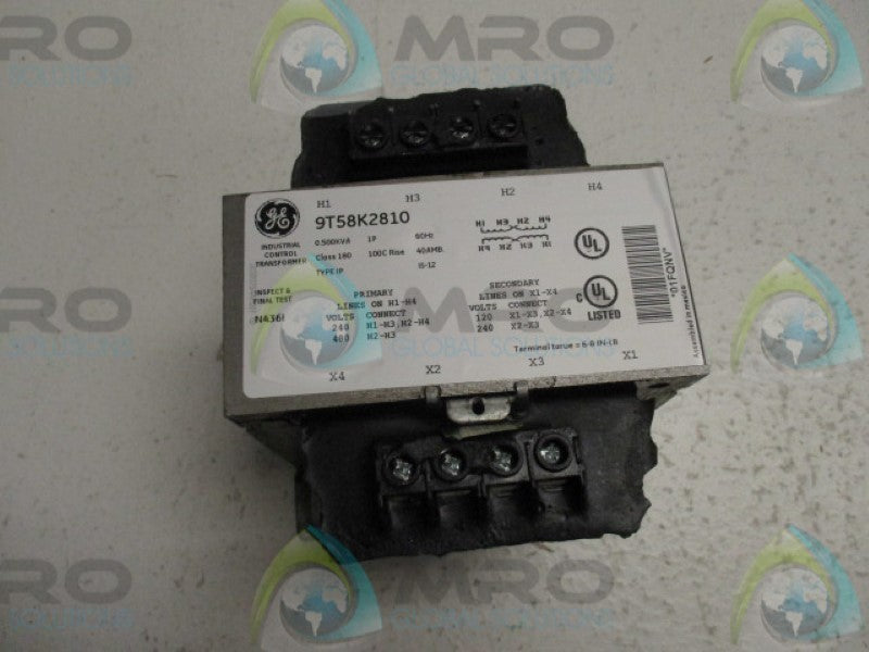 GENERAL ELECTRIC 9T58K2810 TRANSFORMER 500VA 240/480V *NEW IN BOX*
