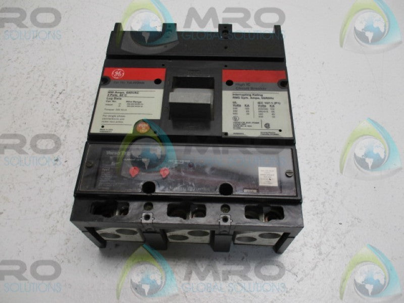 GENERAL ELECTRIC TJL4V2606 CIRCUIT BREAKER 600A *USED*