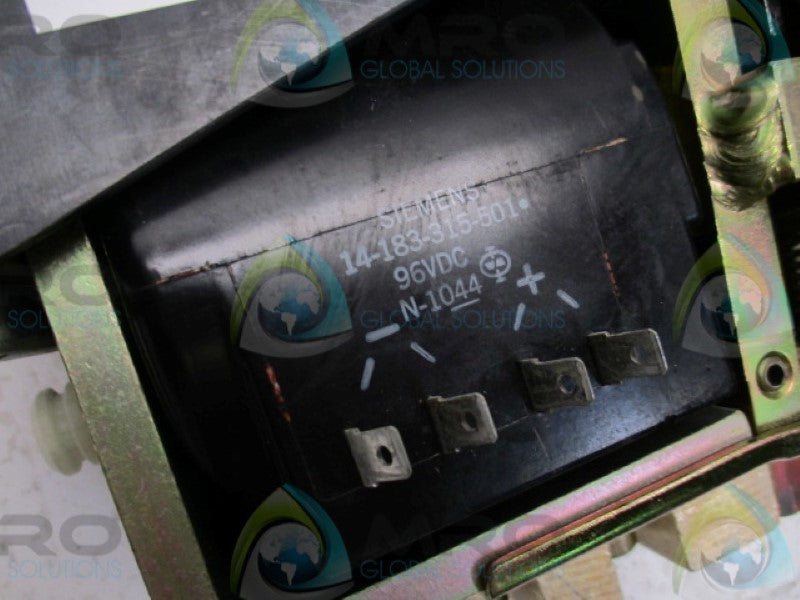 SIEMENS 14-193-101-572 CONTACTOR 96VDC (MISSING ACCESSORIES) *NEW NO BOX*