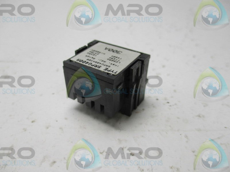 GENERAL ELECTRIC SRPG400A CIRCUIT BREAKER RATING PLUG 300A *USED*
