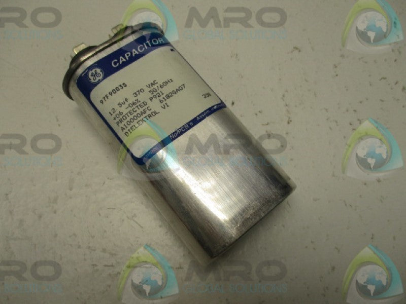 GENERAL ELECTRIC 97F9003S CAPACITOR 370VAC 12.5MFD  *USED*