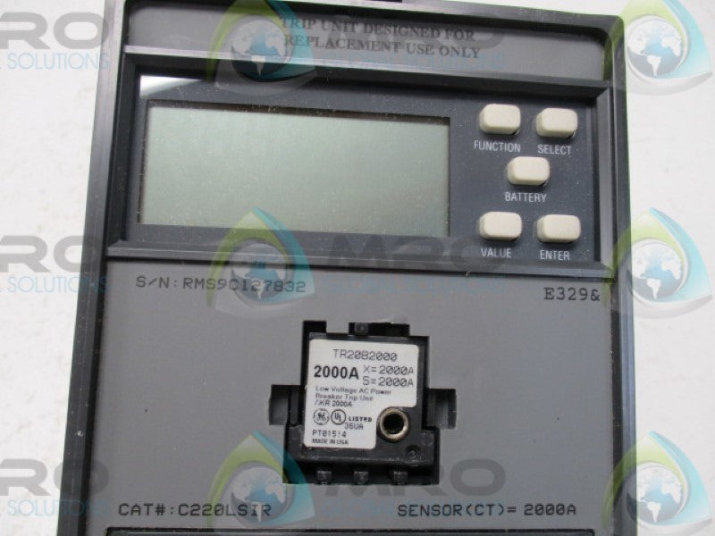 GENERAL ELECTRIC MICROVERSATRIP PLUS C220LSIR REPLACEMENT TRIP UNIT UNMP