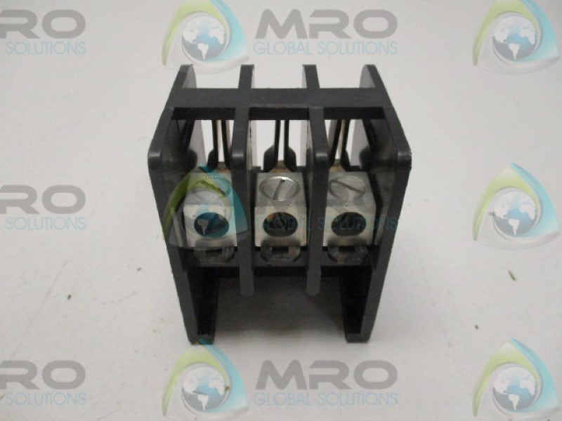 GENERAL ELECTRIC 75C155001-P101 FEMALE TERMINAL BLOCK (BLACK) *USED*