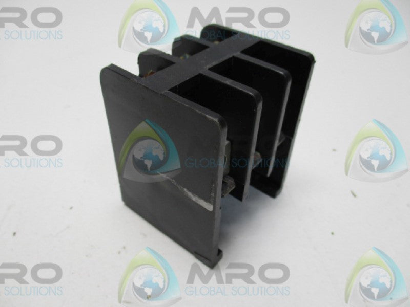 GENERAL ELECTRIC 75C155001-P101 FEMALE TERMINAL BLOCK (BLACK) *USED*