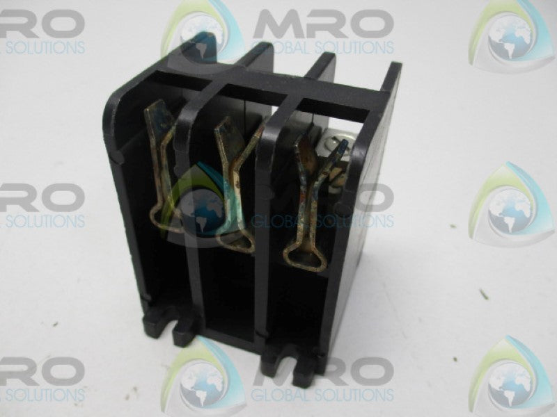 GENERAL ELECTRIC 75C155001-P101 FEMALE TERMINAL BLOCK (BLACK) *USED*
