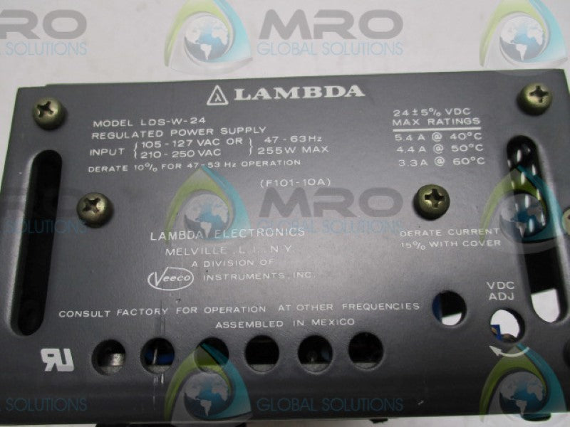 LAMBDA LDS-W-24 POWER SUPPLY  UNMP
