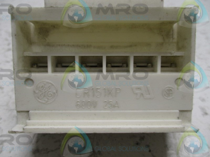 GENERAL ELECTRIC CR151KP TERMINAL BLCOK 25A (AS PICTURED) *USED*