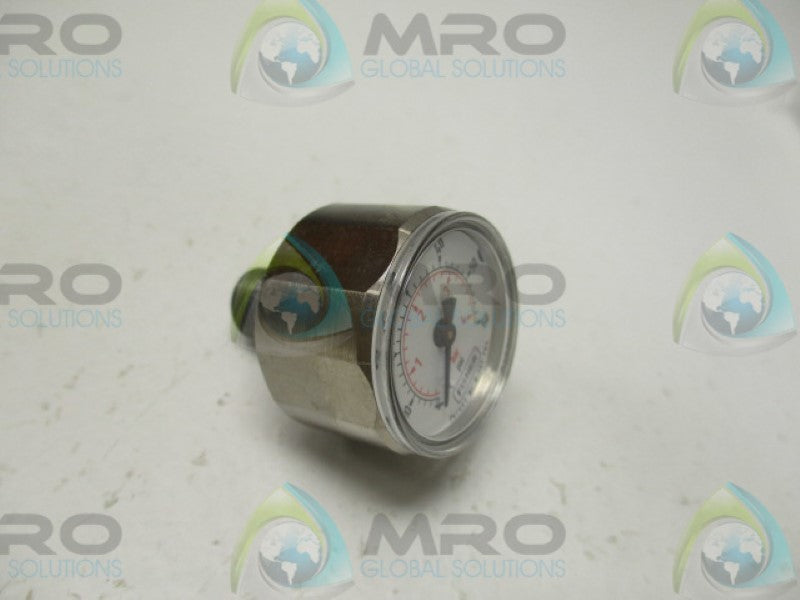 FISHER 18B7713X032 PRESSURE GAUGE  0/60PSI  *USED*