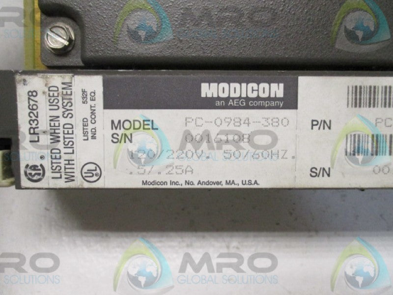 MODICON AEG PC-0984-380 UNMP
