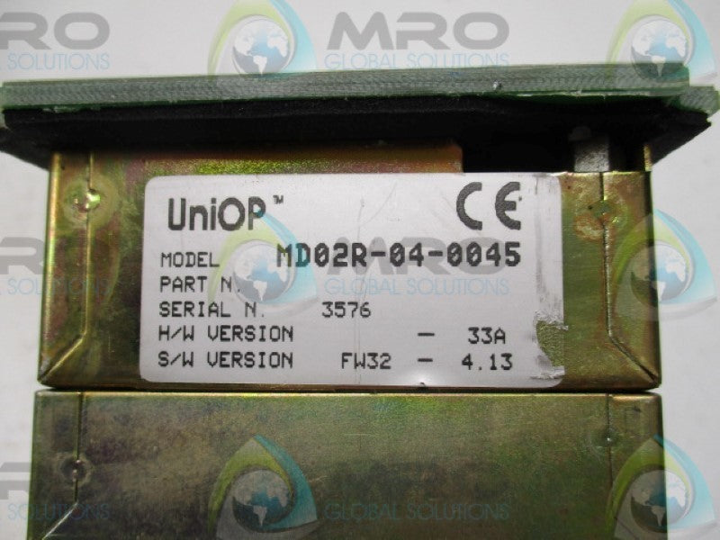 UNIPOP MD02R-04-0045 OPERATOR INTERFACE PANEL *USED*