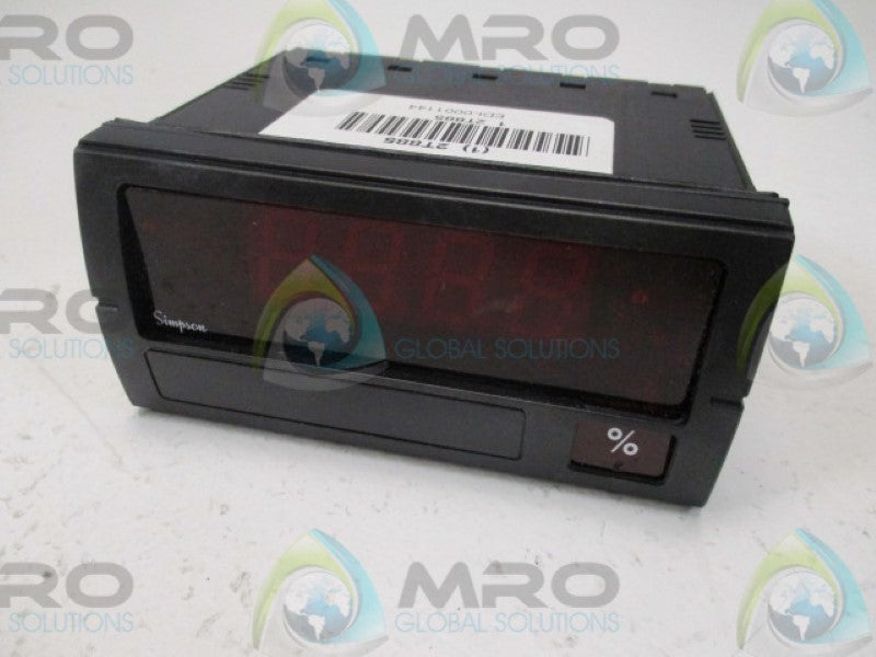 SIMPSON F351730 DIGITAL PANEL METER UNMP