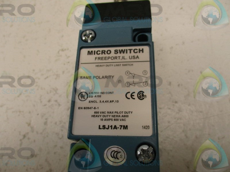 MICROSWITCH LSJ1A-7M LIMIT SWITCH *NEW IN BOX*