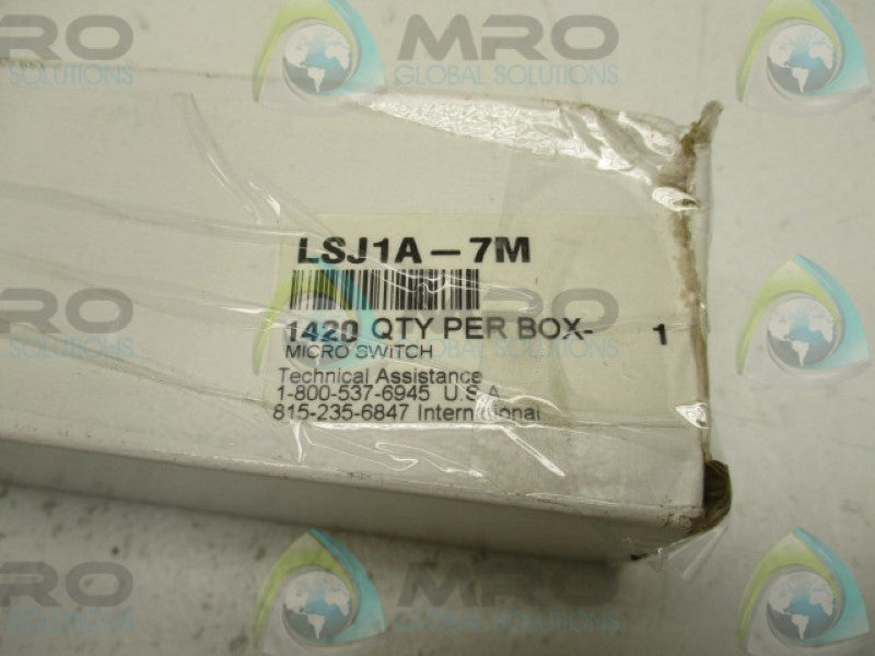 MICROSWITCH LSJ1A-7M LIMIT SWITCH *NEW IN BOX*