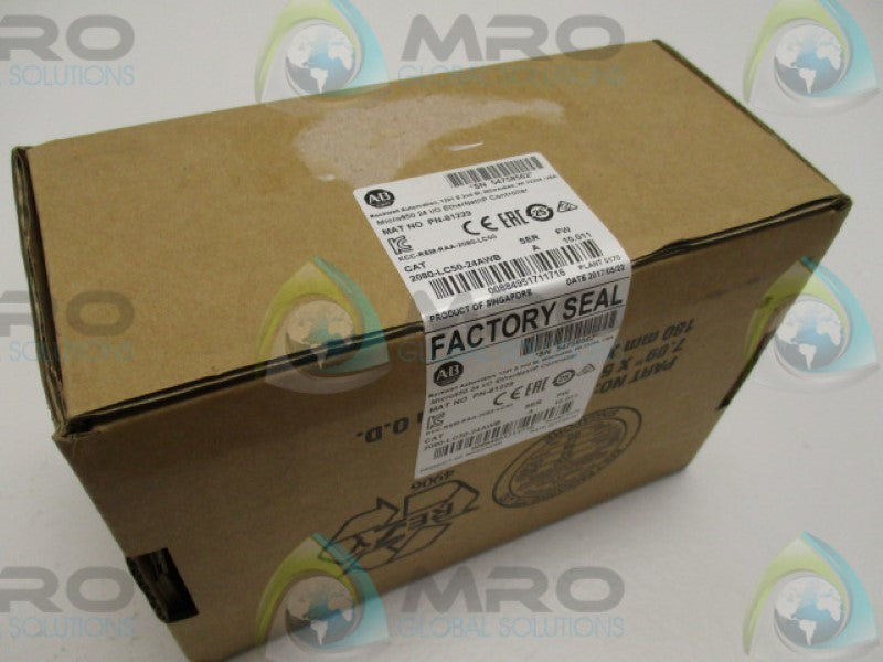 ALLEN BRADLEY 2080-LC50-24AWB SER.A F/W 10.011 I/P CONTROLLER * FACTORY SEALED *