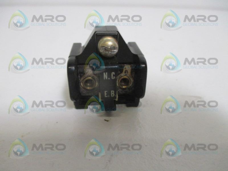 ALLEN BRADLEY 1495-G0 SER. L AUXILIARY CONTACT BLOCK *NEW NO BOX*
