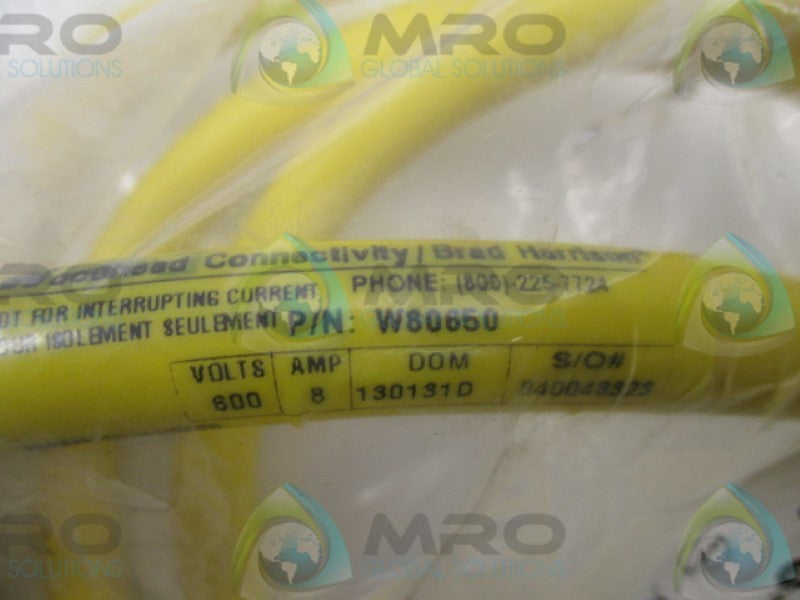 DANIEL WOODHEAD 41307 W80650  FEMALE CORDSET 6FT * NEW IN FACTORY BAG *