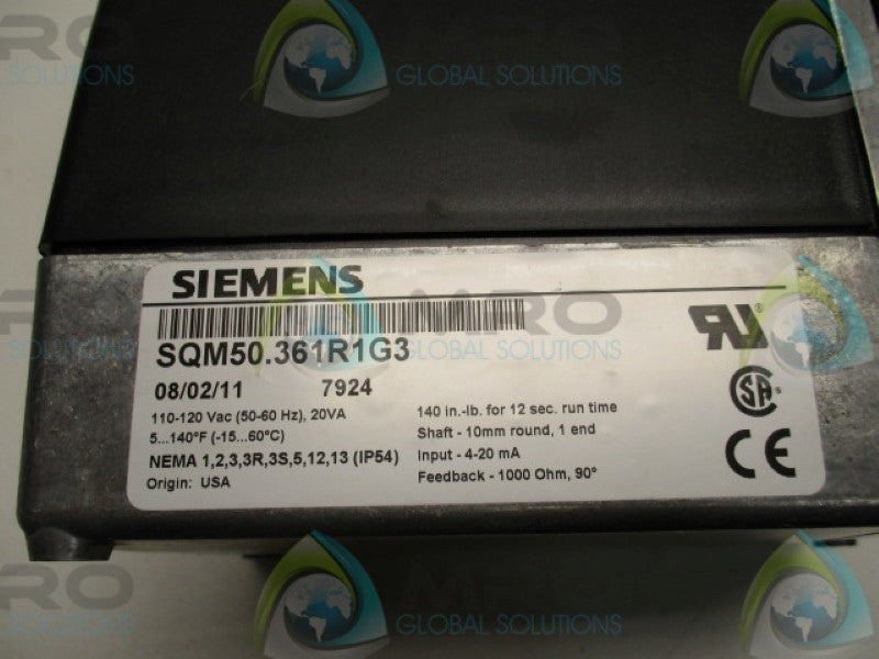SIEMENS SQM50.361R1G3 REVERSING ACTUATOR * NEW NO BOX *