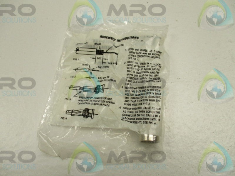 THOMAS&BETTS TT59P COAXIAL ABLE CONNECTOR * NEW FACTORY BAG *
