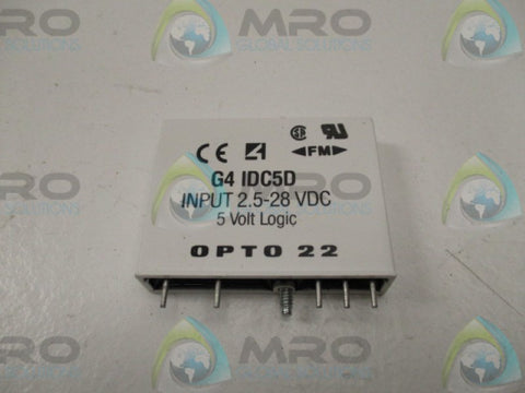 OPTO 22 G4IDC5D INPUT MODULE 2.5-28VDC 5VDC * NEW NO BOX *