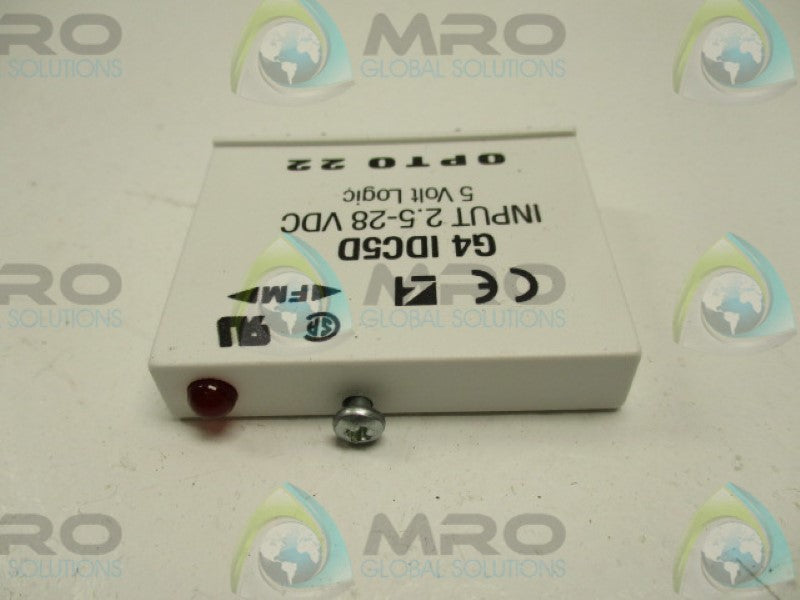 OPTO 22 G4IDC5D INPUT MODULE 2.5-28VDC 5VDC * NEW NO BOX *