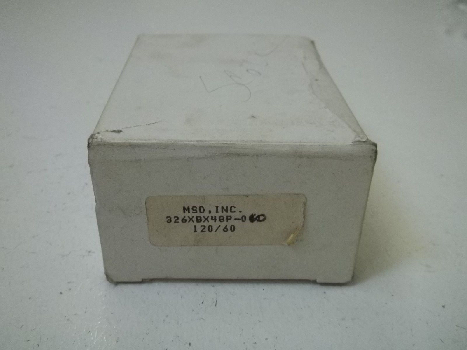 MSD, INC. 326XBX48P TIME DELAY RELAY *USED