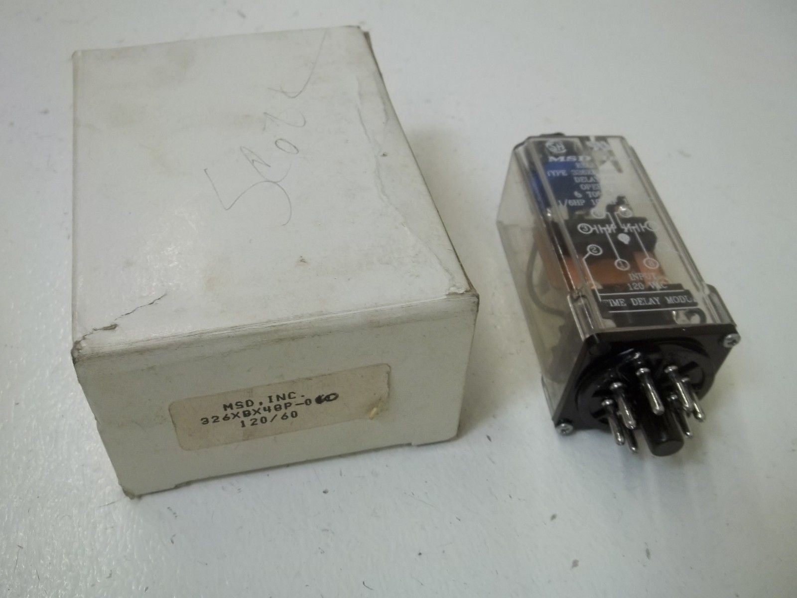 MSD, INC. 326XBX48P TIME DELAY RELAY *USED