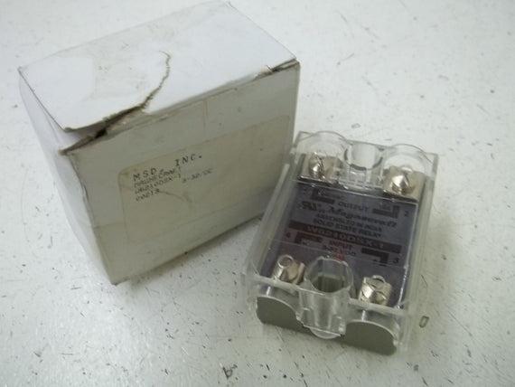 MSD, INC. W6210DSX-1 SOLID STATE RELAY *NEW IN BOX*