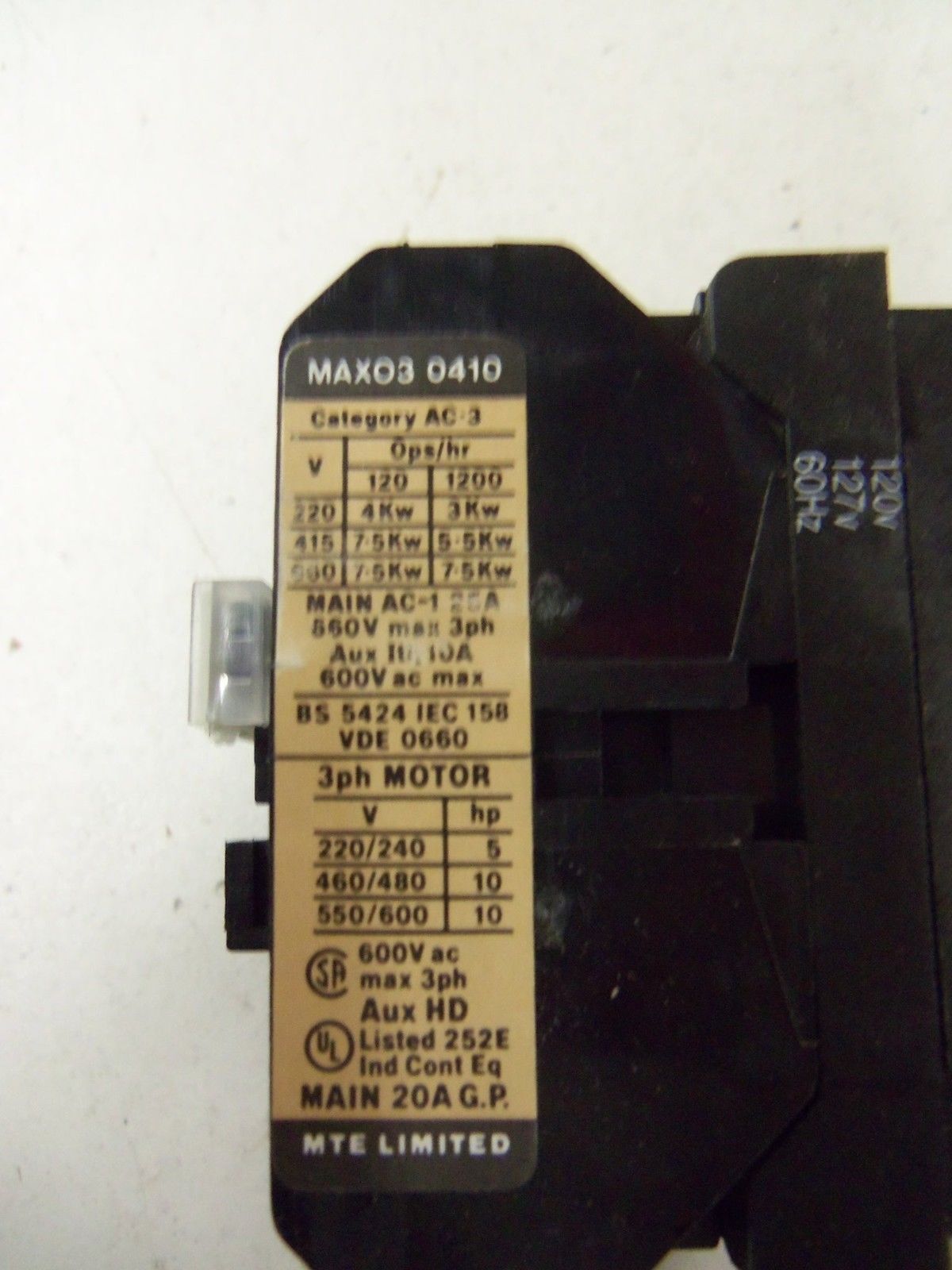 MTE MAXO3 0410 *USED*