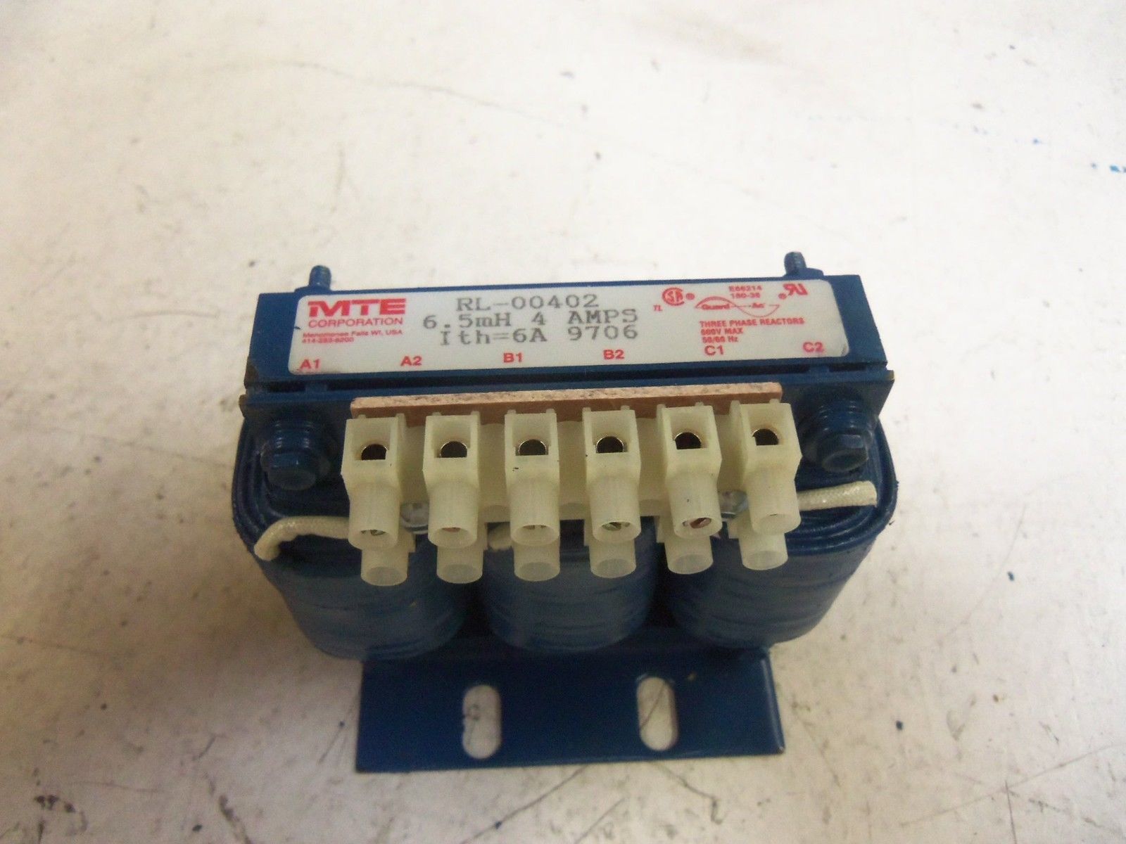 MTE RL-00402 REACTOR LINE LOAD TRANSFORMER *NEW IN BOX*