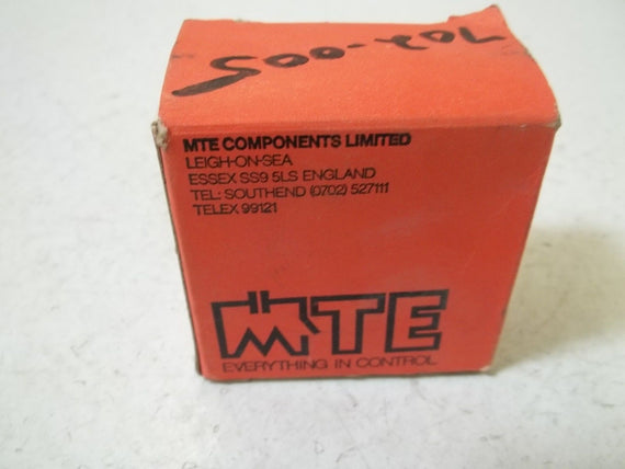 MTE UC05 CONTACT BLOCK 10AMPS 3-PHASE *NEW IN BOX*