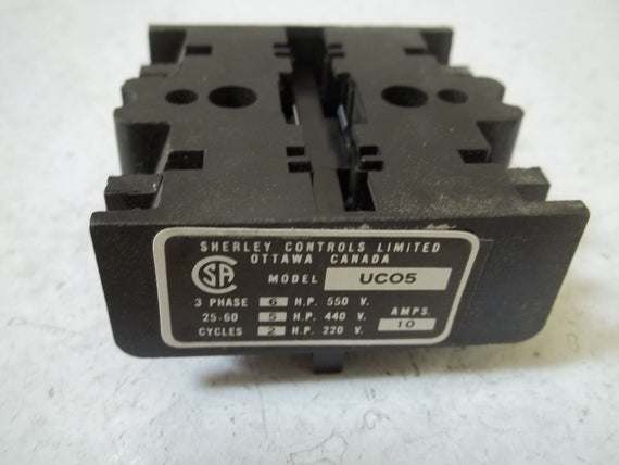 MTE UC05 CONTACT BLOCK 10AMPS 3-PHASE *NEW IN BOX*