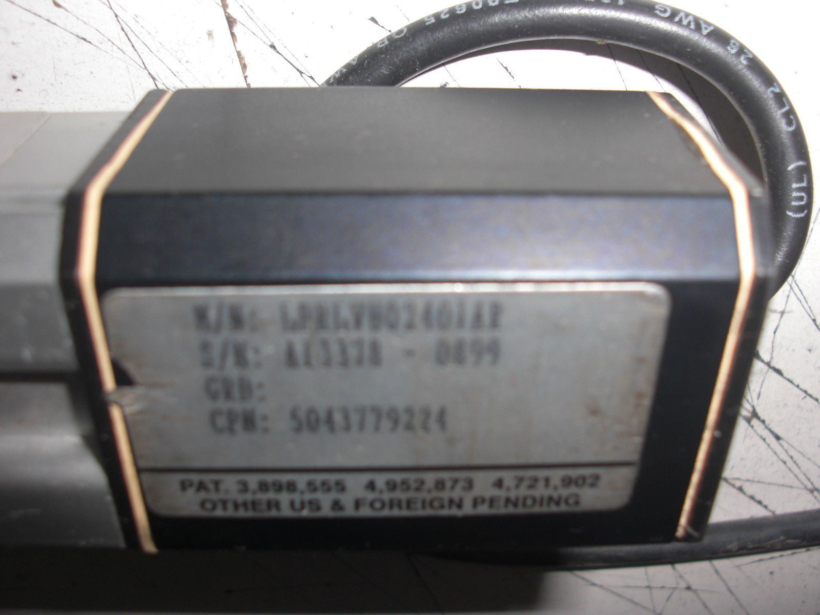 MTS TEMPOSONICS LPRLVU02401AR LINEAR POSITION TRANSDUCER *USED*