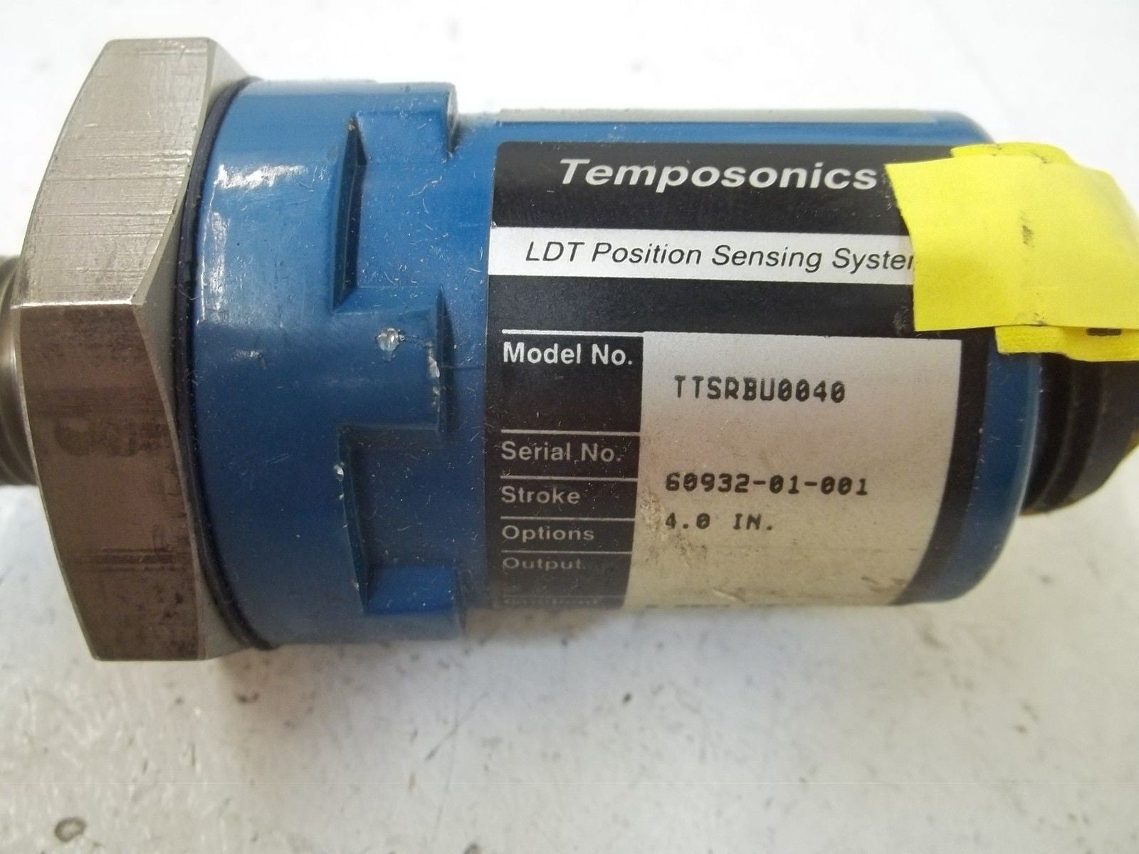 MTS TEMPOSONICS TTSRBU0040 LDT POSITION SENSING SYSTEM 4" *NEW NO BOX*