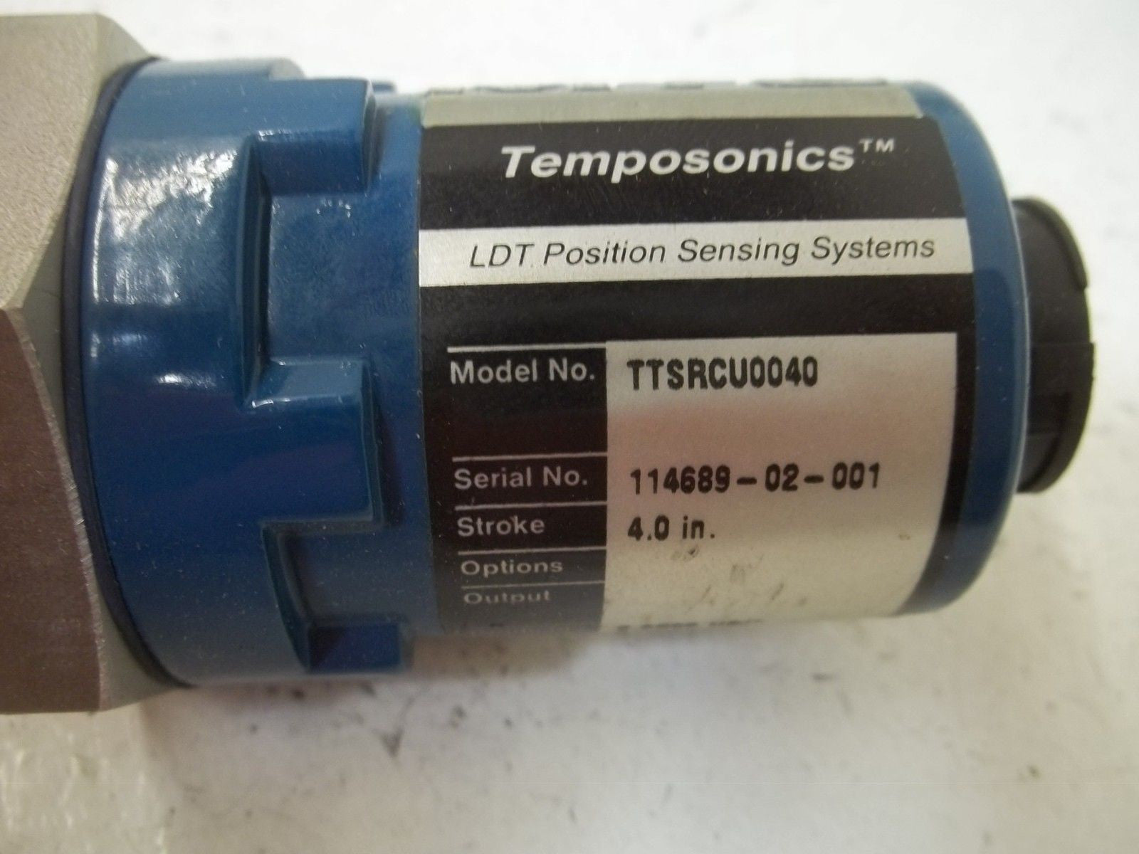 MTS TEMPOSONICS TTSRCU0040 LDT POSITION SENSING SYSTEMS 4" *NEW NO BOX*