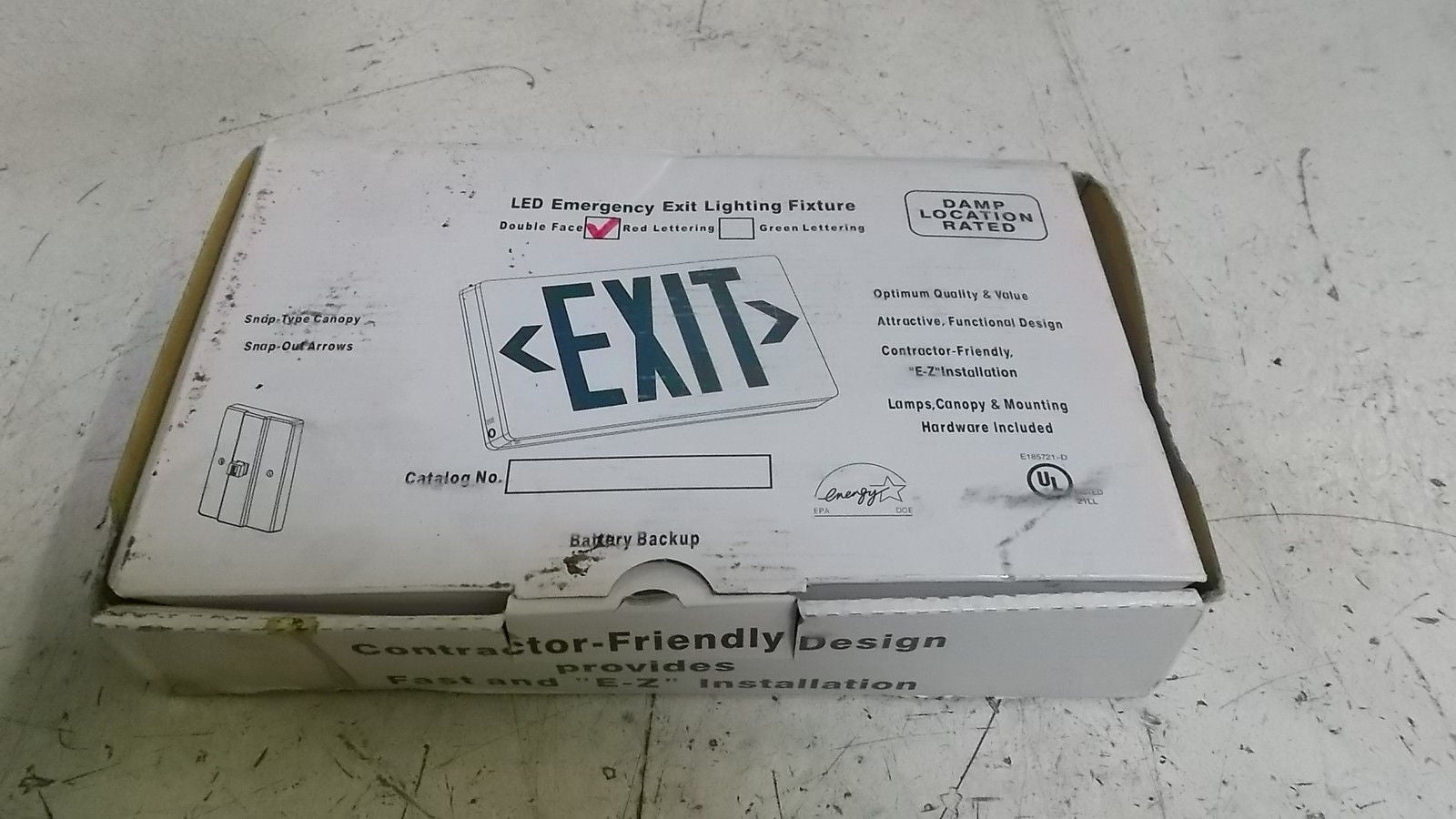 MULE BATTERY MXBRU EMERGENCY LIGHT *NEW IN BOX*