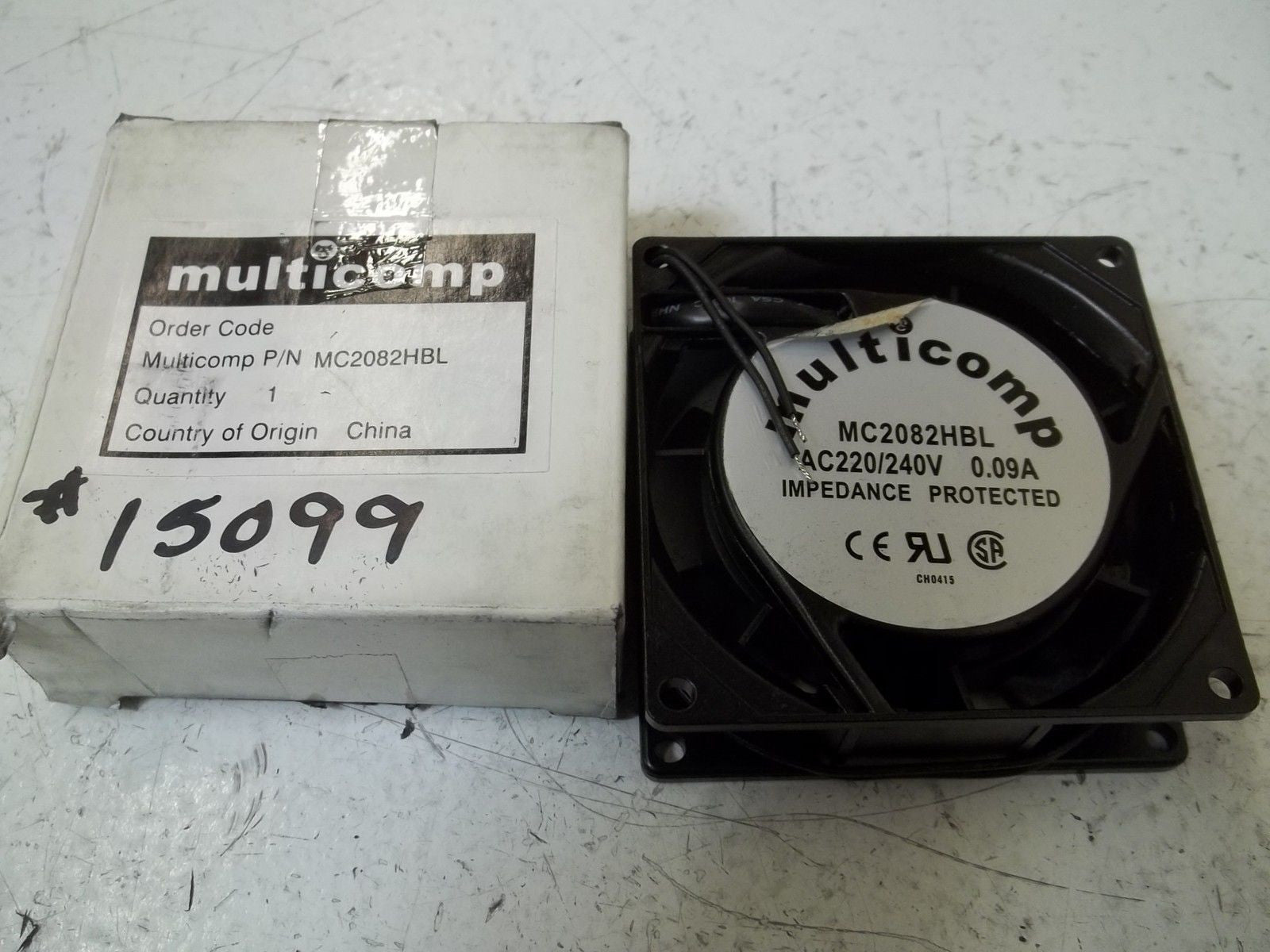MULTICOMP MC2082HBL FAN *NEW IN BOX*