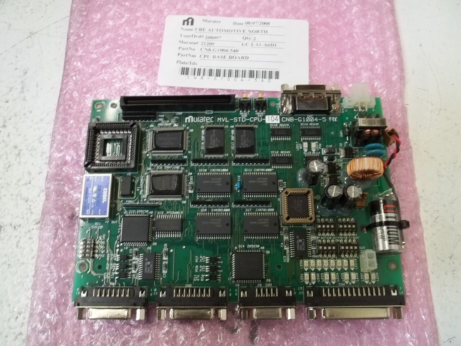 MURATEC MVL-STD-CPU-104CN8-G1004-540 *NEW NO BOX*