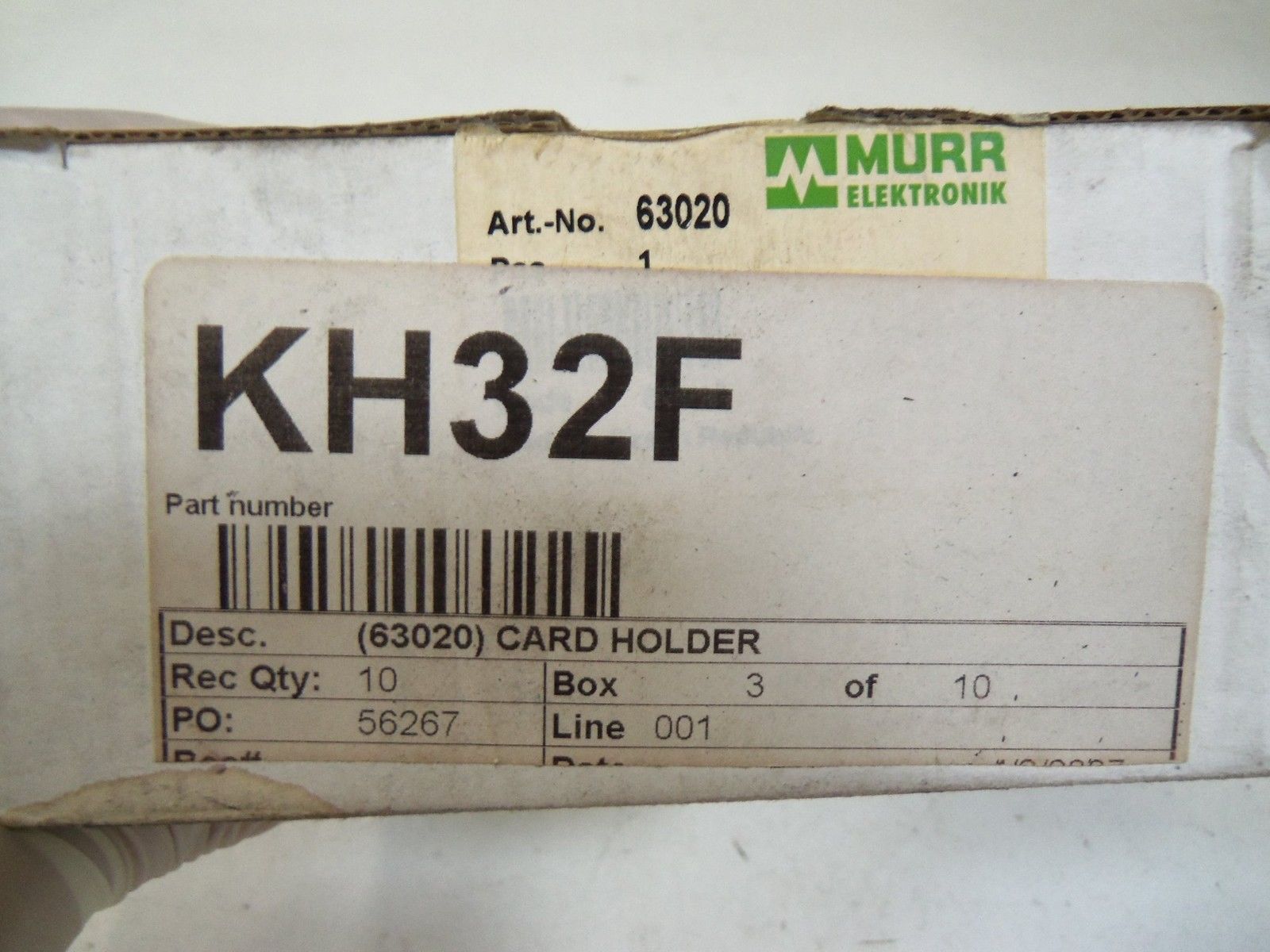 MURR ELEKTRONIK 63020 *NEW IN BOX*
