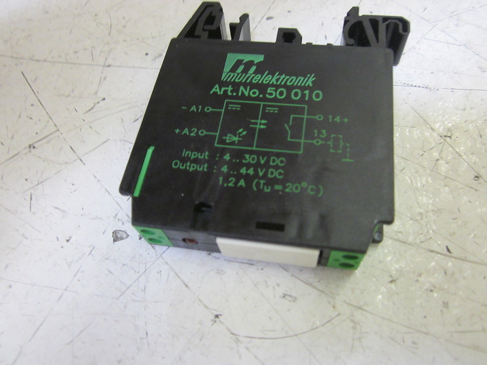 MURR ELEKTRONIK 50 010 INTERFACE RELAY 30VDC *USED*