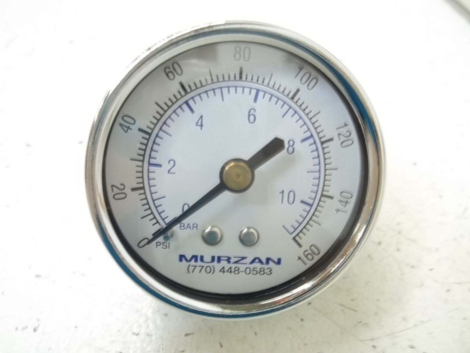 MURZAN 2" NPT GAUGE 0-160 PSI *NEW IN BOX*