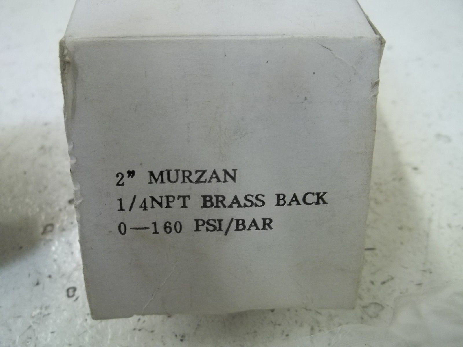 MURZAN 2" NPT GAUGE 0-160 PSI *NEW IN BOX*