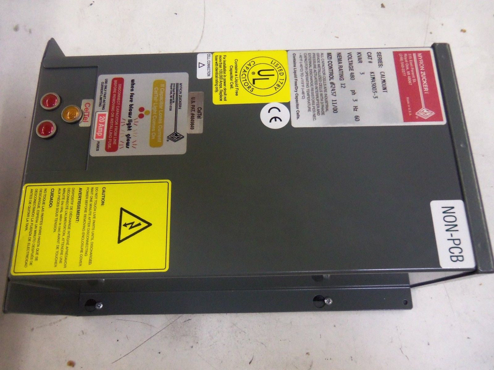 MYRON ZUCKER KIM43003-3 *NEW IN BOX*