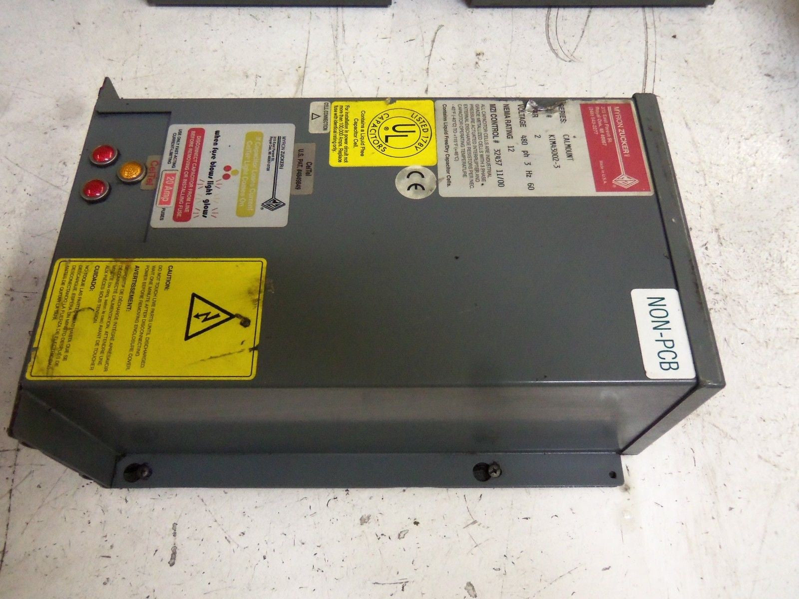 MYRON ZUCKER KIM43002-3 POWER CAPACITOR *USED*