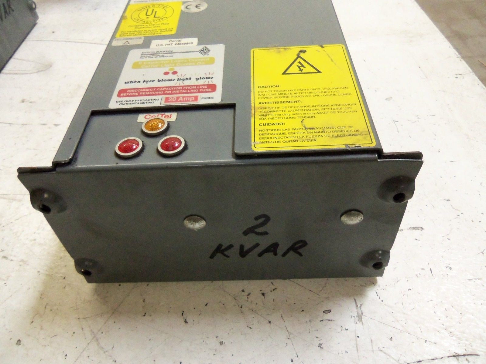 MYRON ZUCKER KIM43002-3 POWER CAPACITOR *USED*